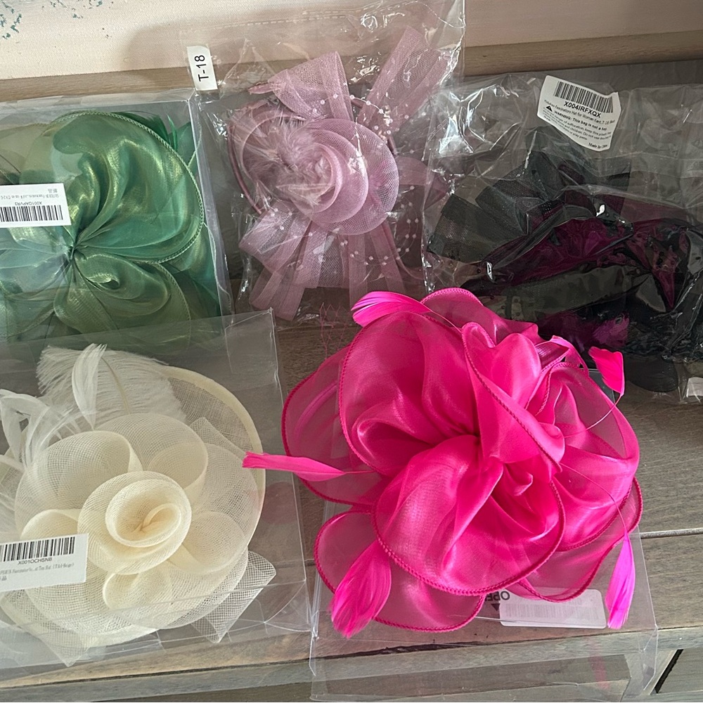 5-Fasteners Elegant Women's Floral Hair Accessories girls party